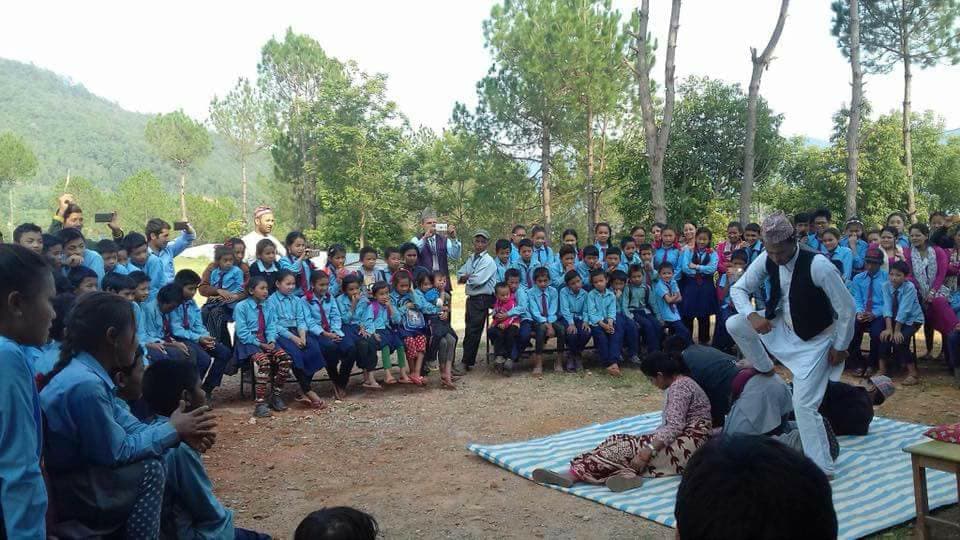 Community awareness program with school students