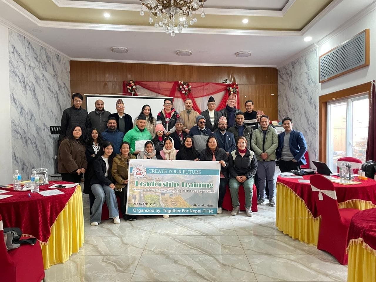 Shaping Tomorrow's Leaders: International 'Create Your Future' Leadership Training Held in Kathmandu